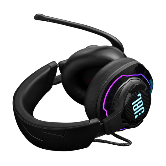 JBL Quantum 910 Wireless - Black - Wireless over-ear performance gaming headset with head  tracking-enhanced, Active Noise Cancelling and Bluetooth - Detailshot 5